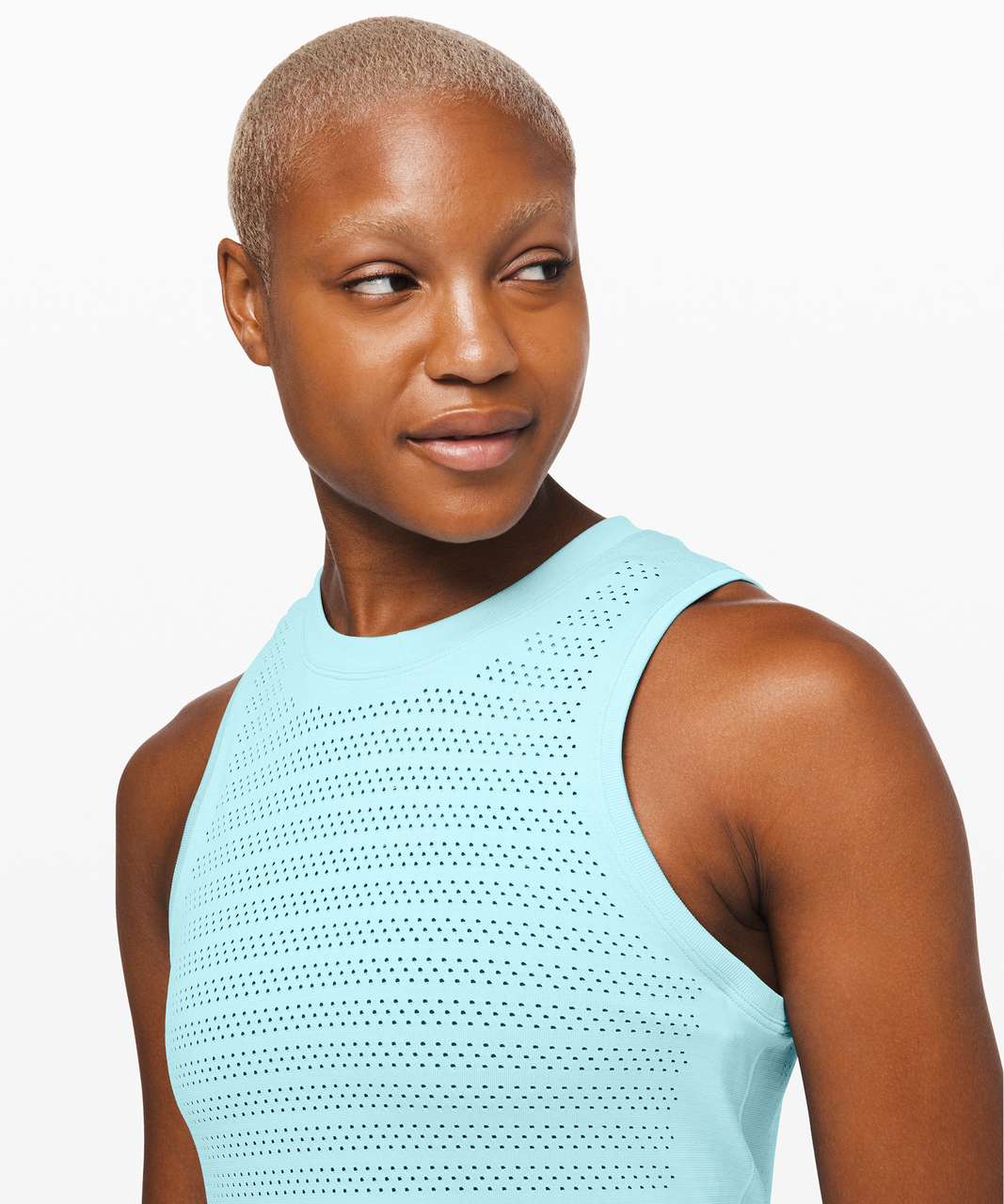 Lululemon Breeze By Muscle Tank II *Squad - Sea Frost / Sea Frost