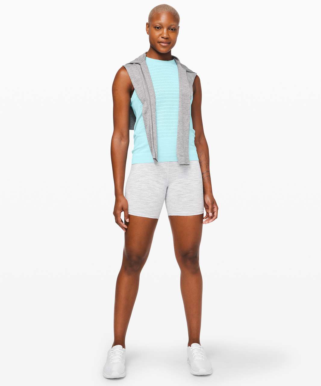 Lululemon Breeze By Muscle Tank II *Squad - Sea Frost / Sea Frost