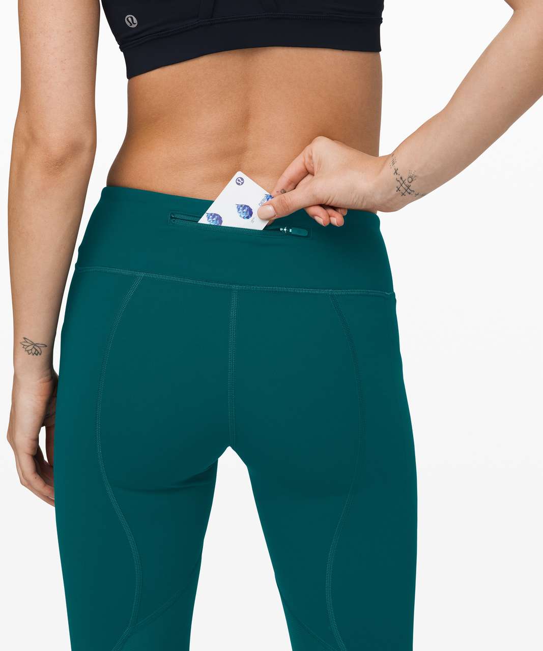 Lululemon Pace Rival Crop *Full-On Luxtreme 22 - Emerald - lulu