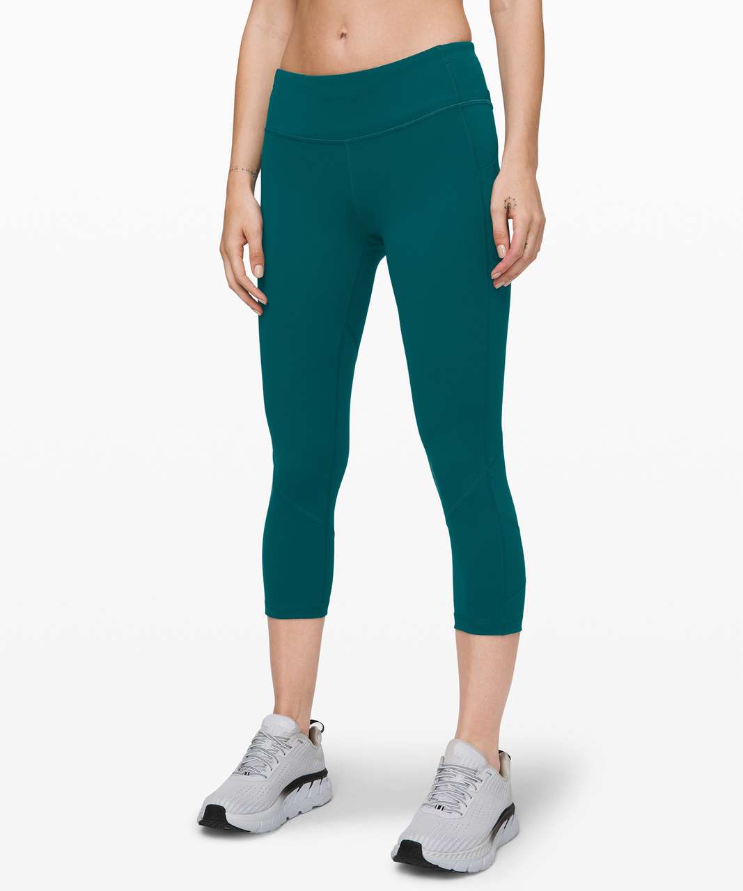 Lululemon Pace Rival High-Rise Crop 22 - Desert Teal - lulu fanatics