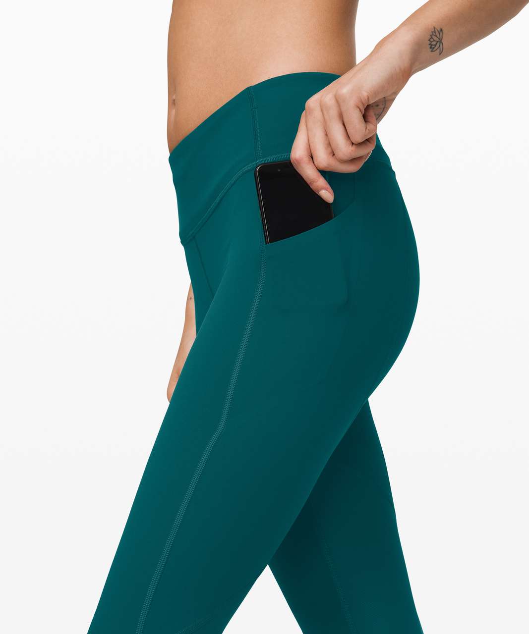 Lululemon Pace Rival Crop *Full-On Luxtreme 22" - Emerald
