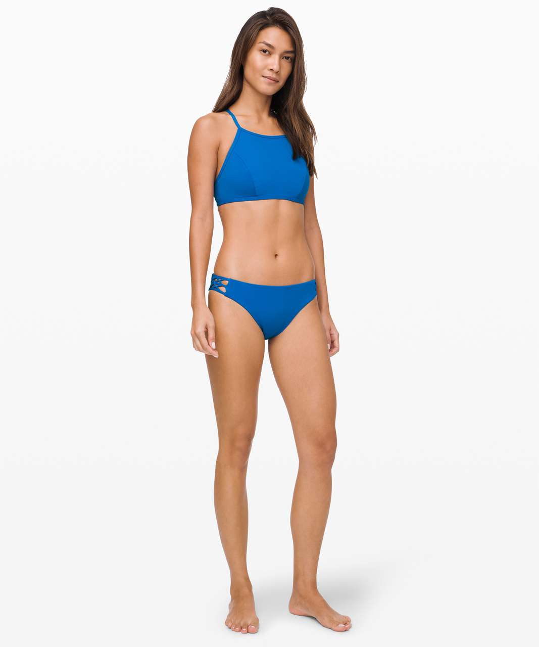 Lululemon Deep Sea Swim Top - Black - lulu fanatics