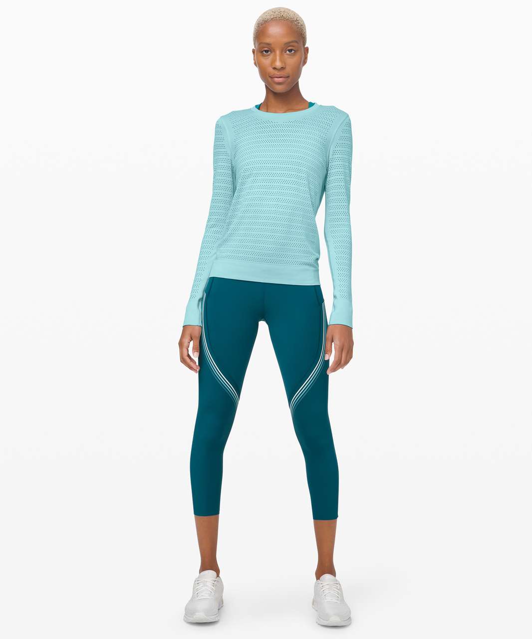 Lululemon Breeze By Long Sleeve *Squad - Sea Frost / Sea Frost - lulu ...