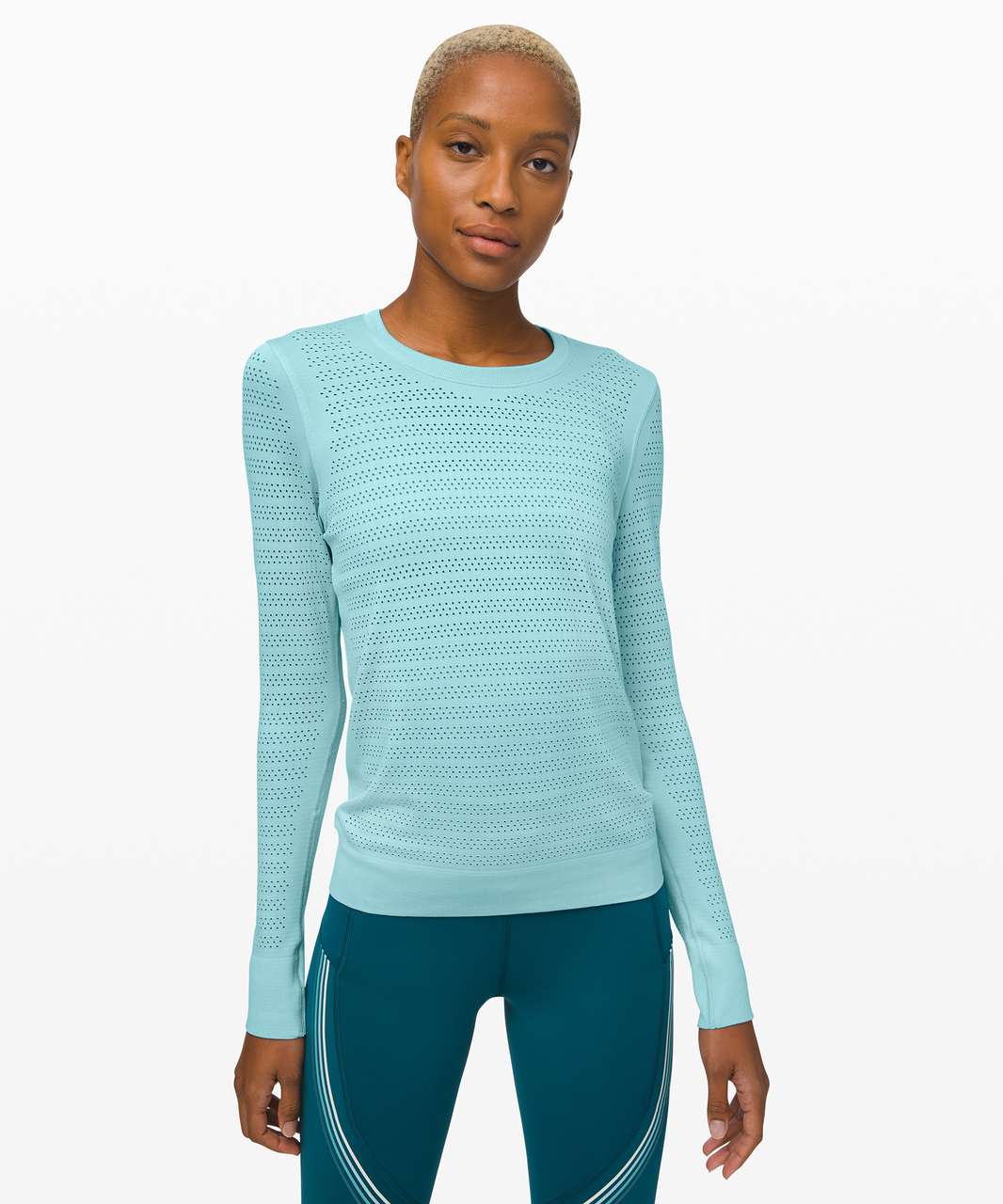 Lululemon Breeze By Long Sleeve *Squad - Sea Frost / Sea Frost - lulu ...