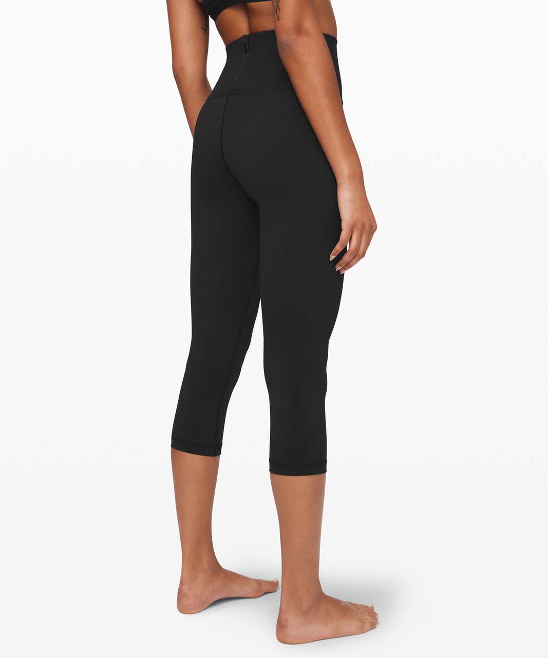 Lululemon Run: Fast And Free Crop - Black - lulu fanatics