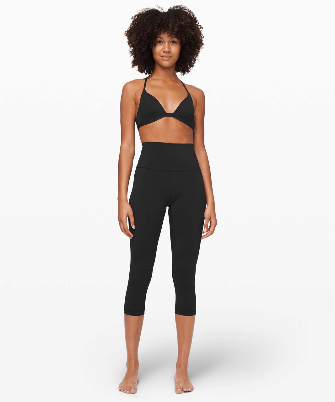 Lululemon Run with the Waves Crop 21" - Black (First Release)