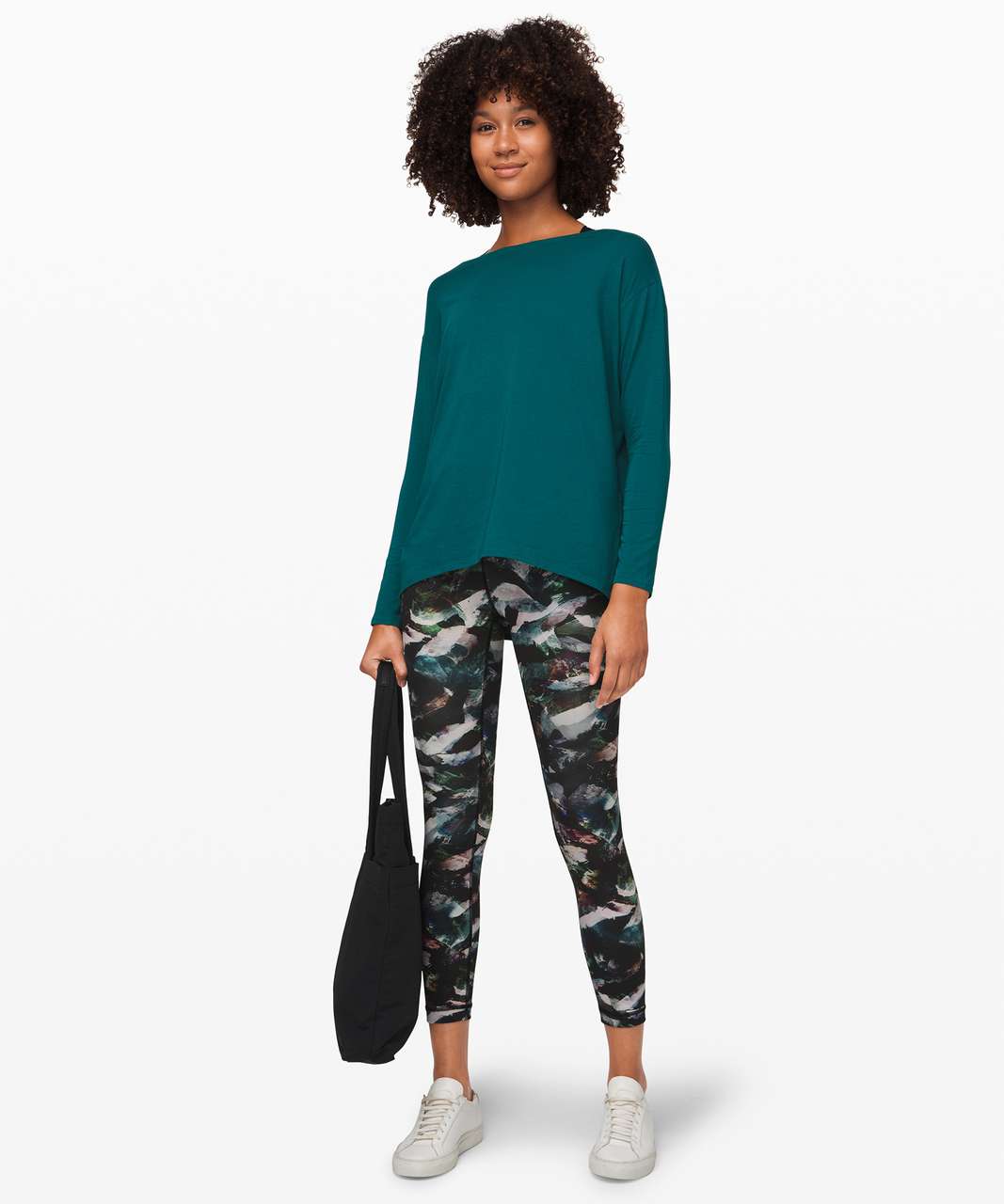 Lululemon Back In Action Long Sleeve - Emerald - lulu fanatics