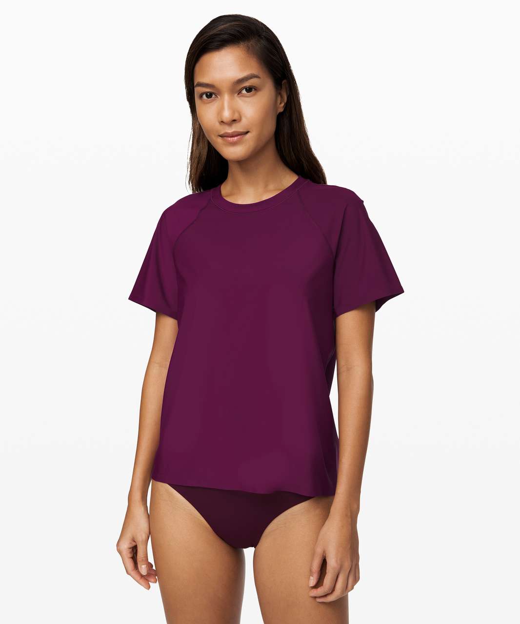 Lululemon Sun Shelter Short Sleeve Rash Guard - Marvel