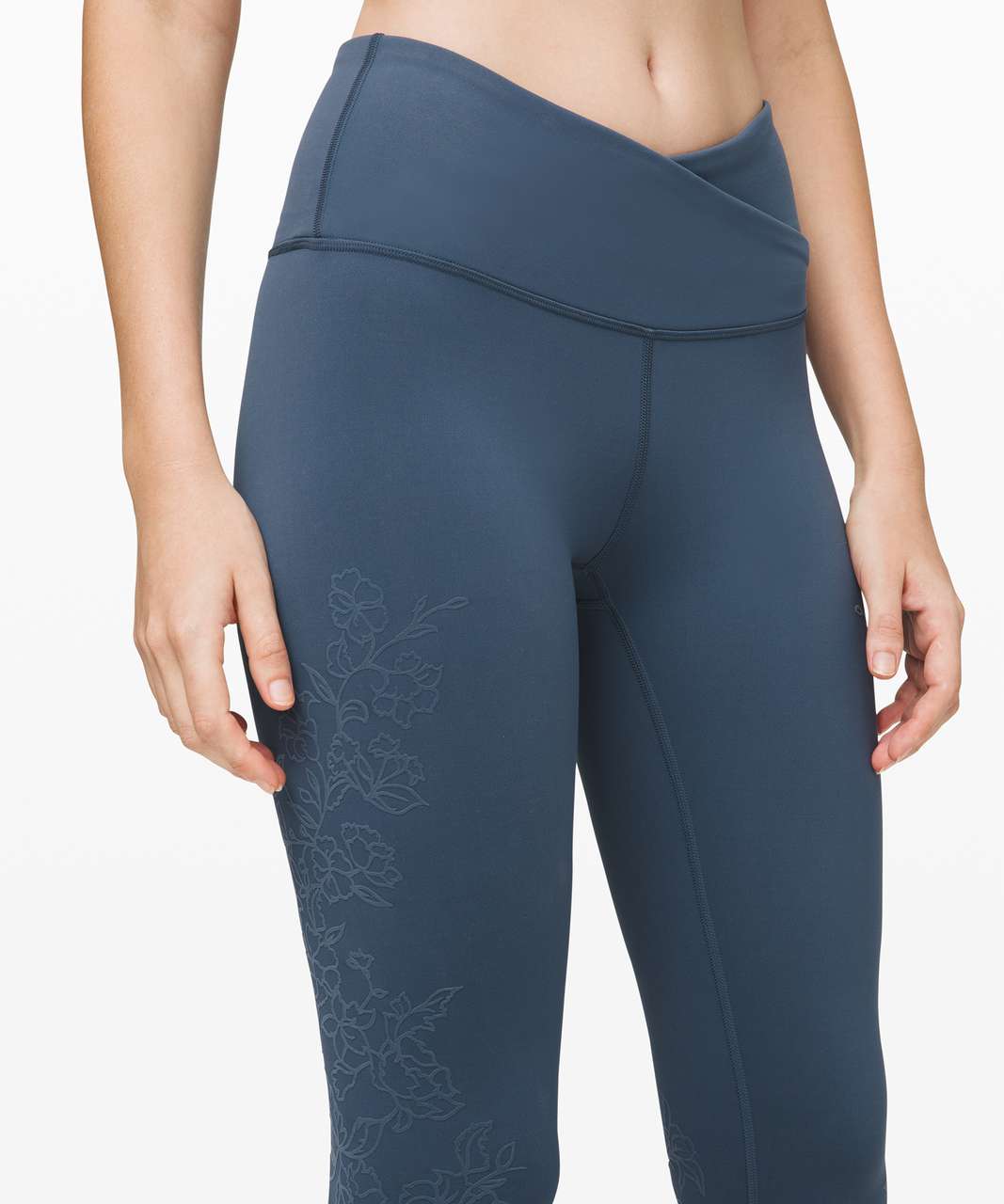 Lululemon Always On High-Rise Tight 28"*Flocked Everlux - Code Blue