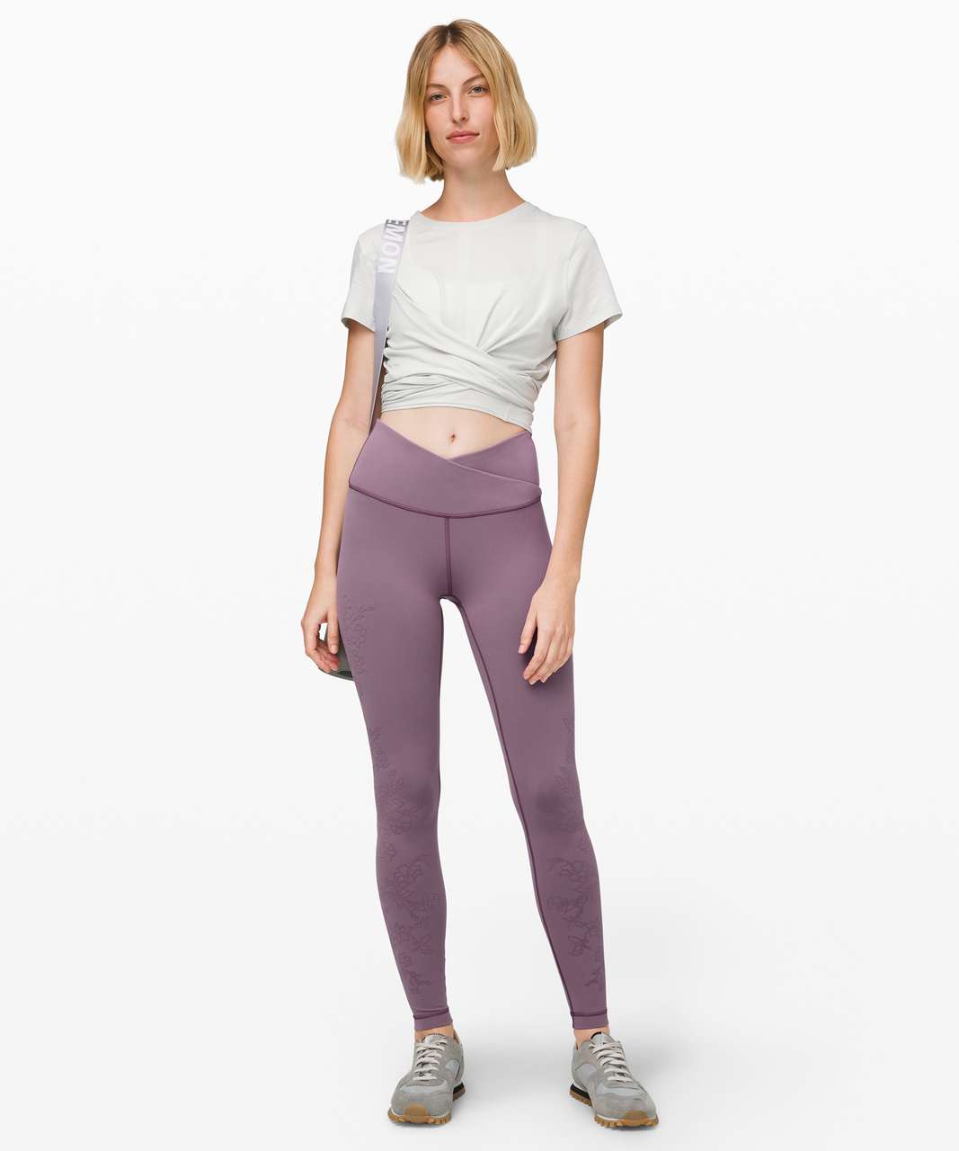 Lululemon Always On High-Rise Tight 28"*Flocked Everlux - Frosted Mulberry