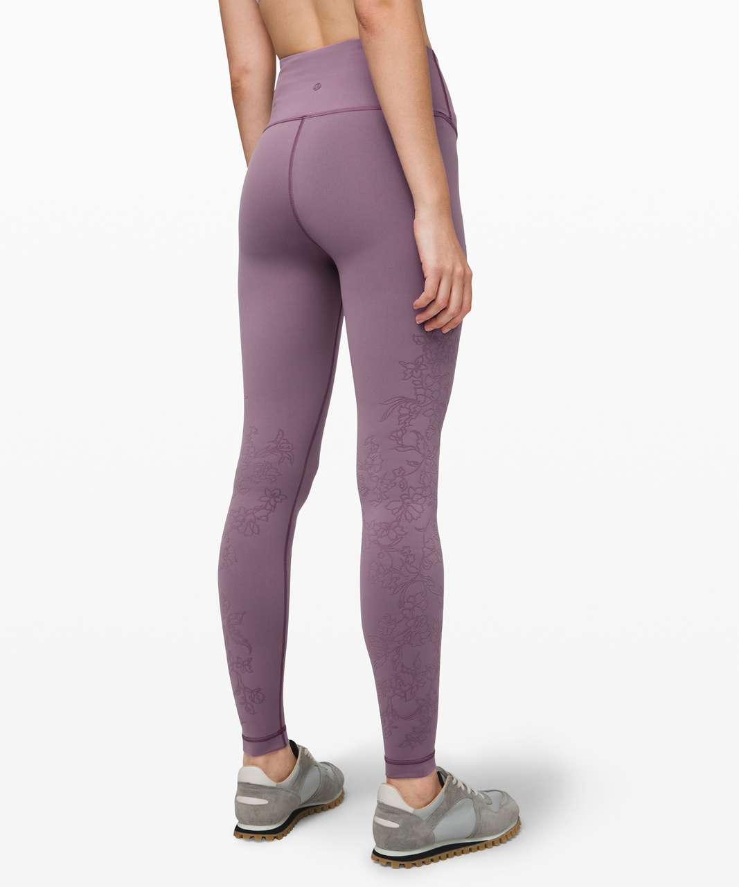 Lululemon Always On High-Rise Tight 28"*Flocked Everlux - Frosted Mulberry