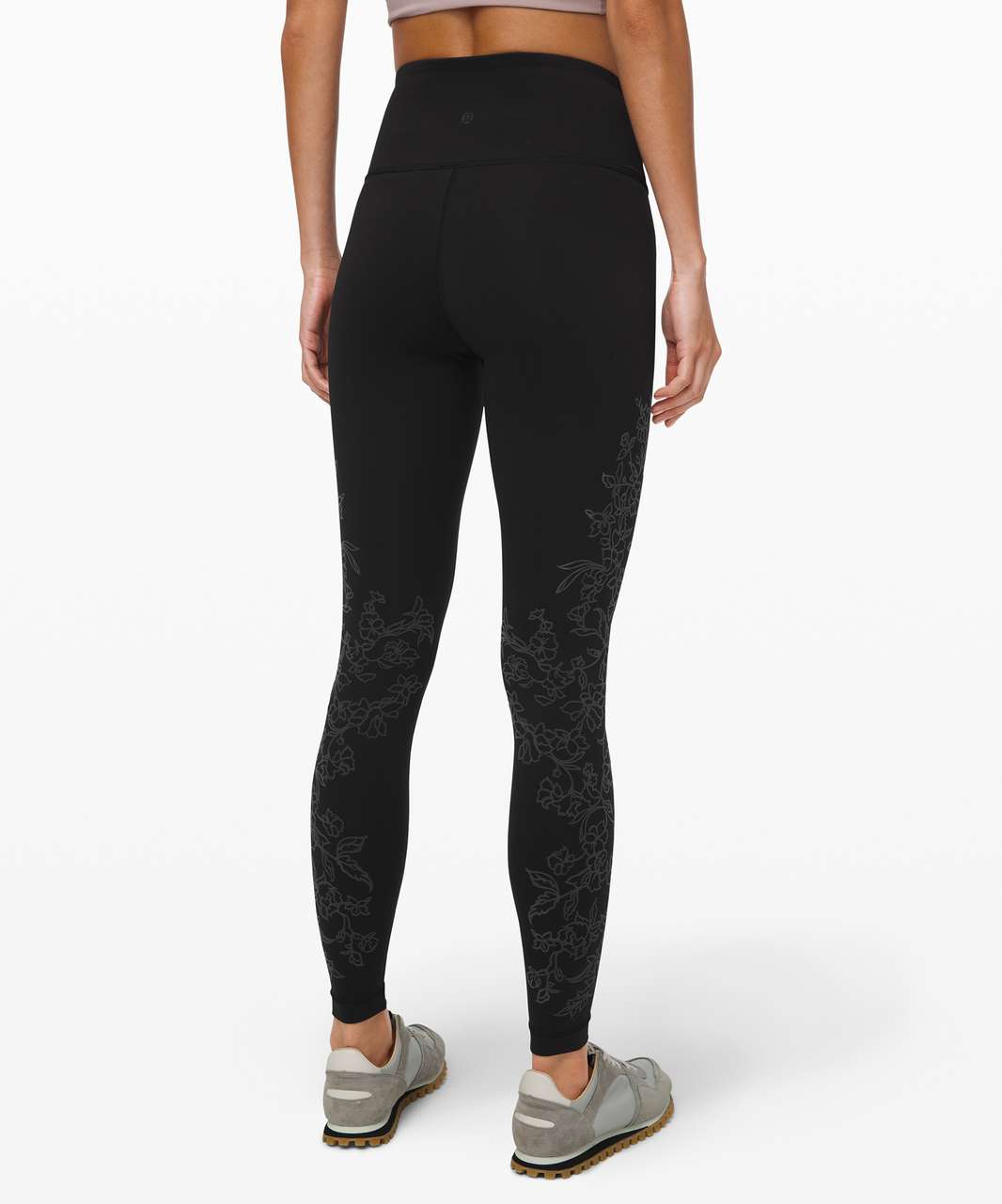 Lululemon Always On High-Rise Tight 28"*Flocked Everlux - Black