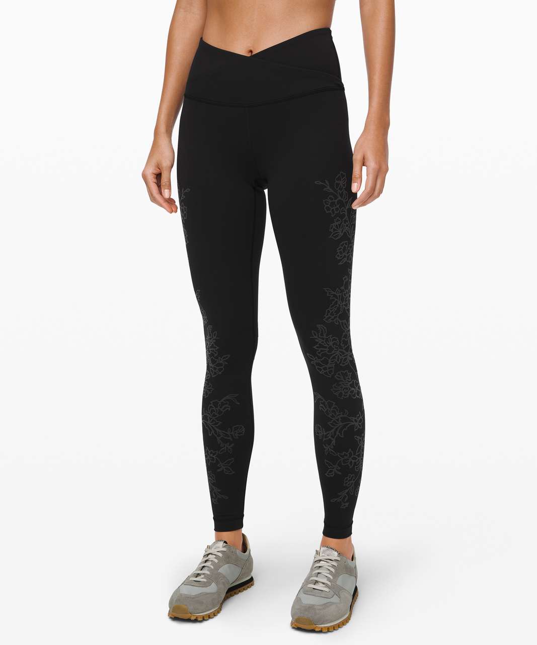 Lululemon Always On High-Rise Tight 28"*Flocked Everlux - Black