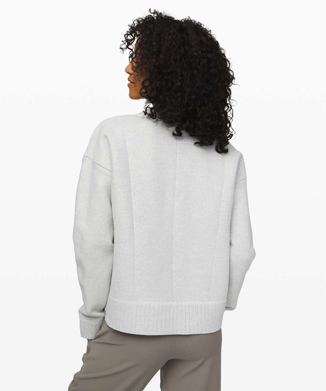 Lululemon All Afternoon Sweater - Heathered Speckled Black / White