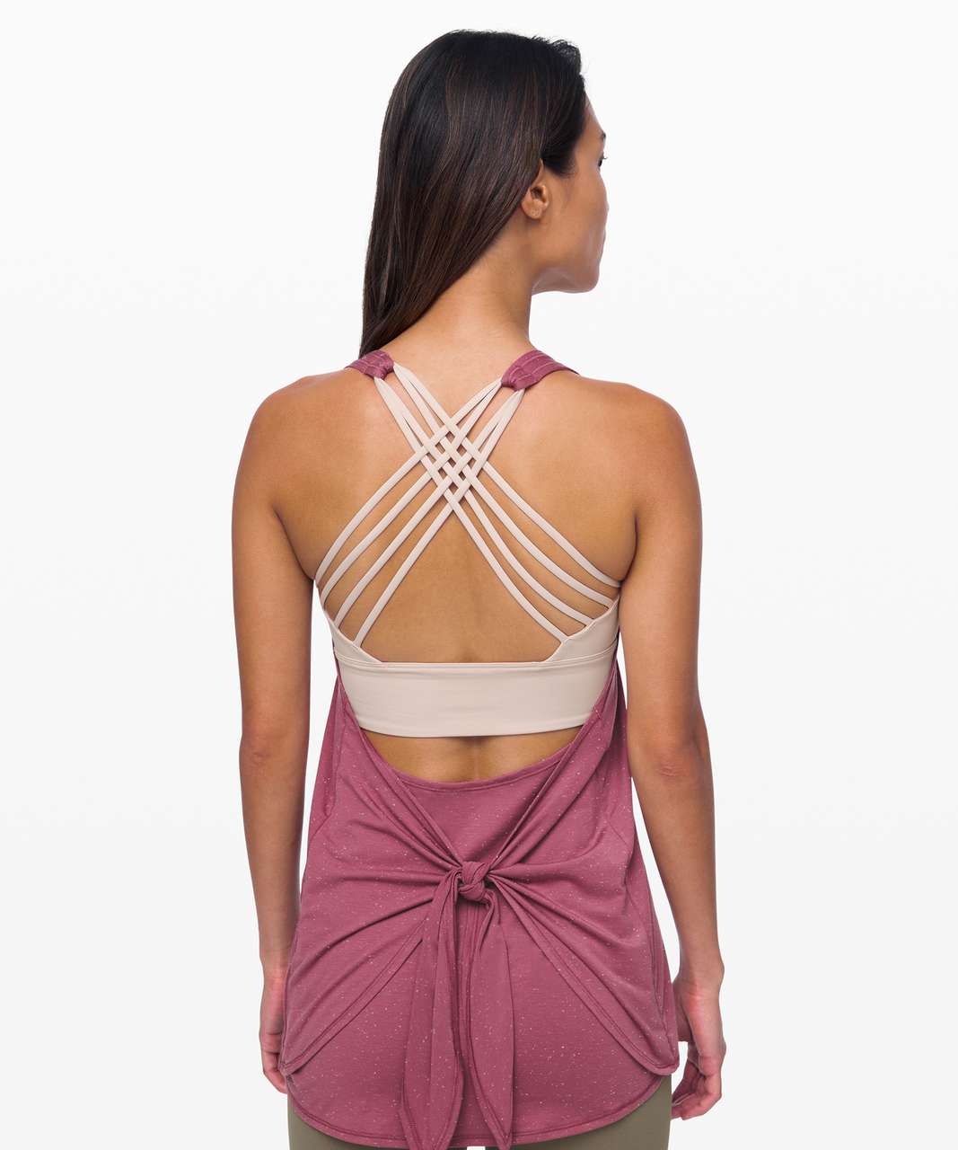 lululemon - Open back with a twist. This 2-in-1 tank and bra combo