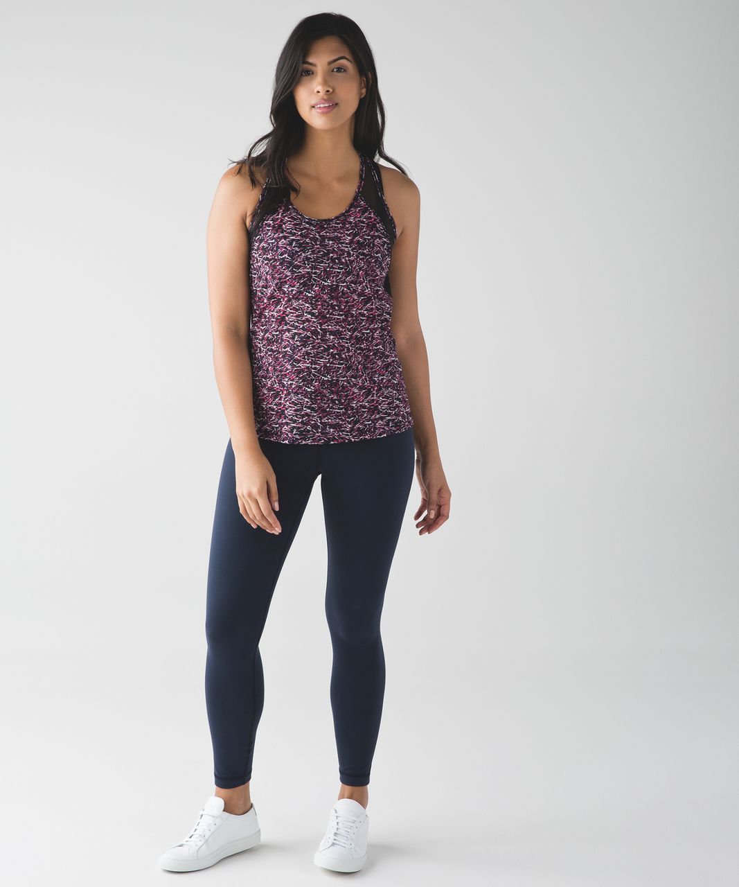 Lululemon Sunshine Salutation Tank - Mini Ripple Boom Juice Multi / Black