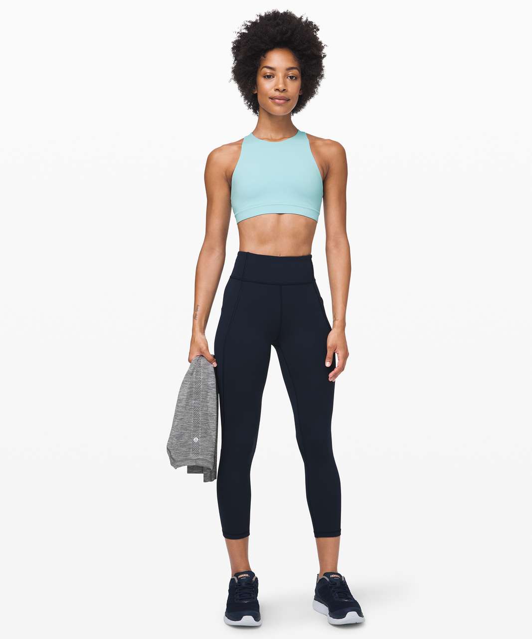 Lululemon Energy Bra *High Neck - Sea Frost