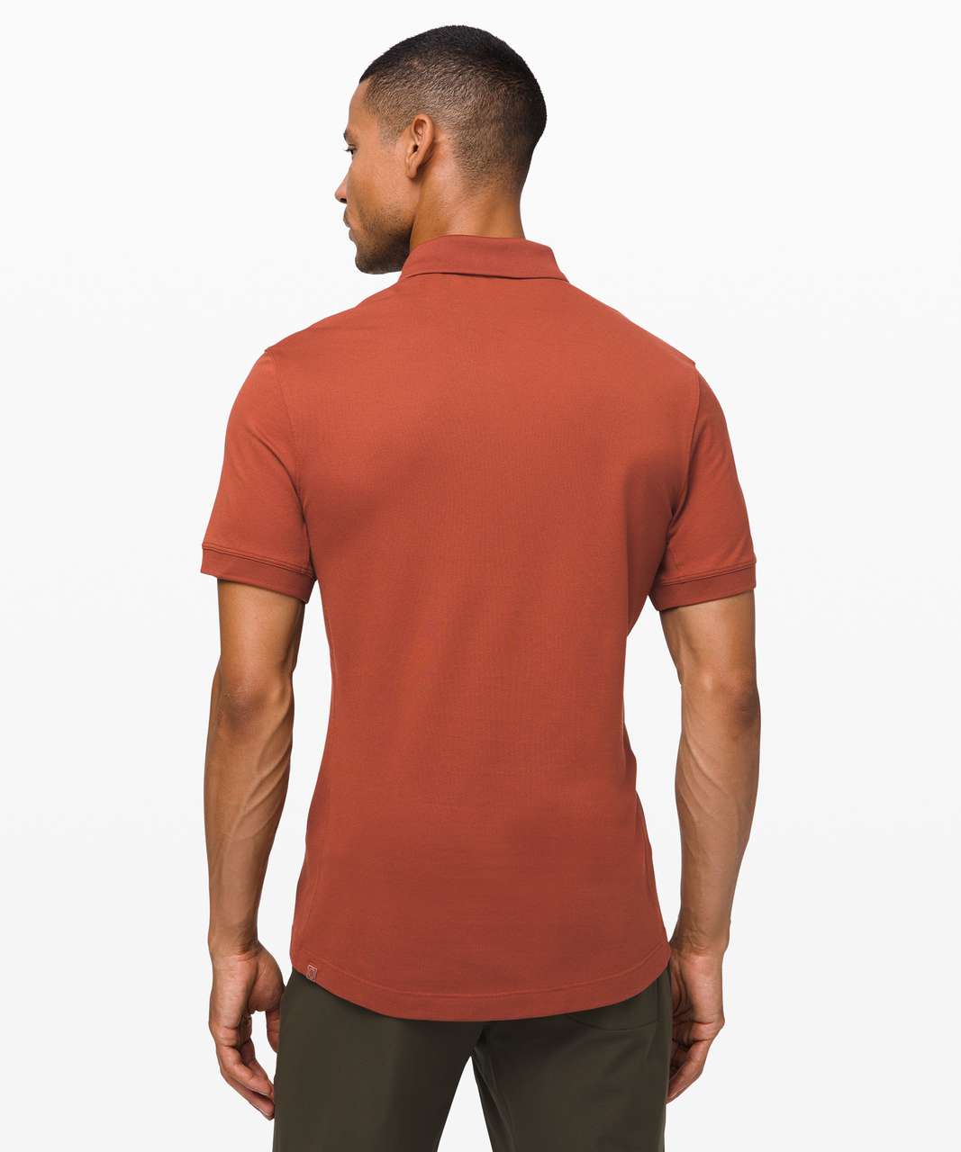 Lululemon Tech Pique Polo - Dark Terracotta