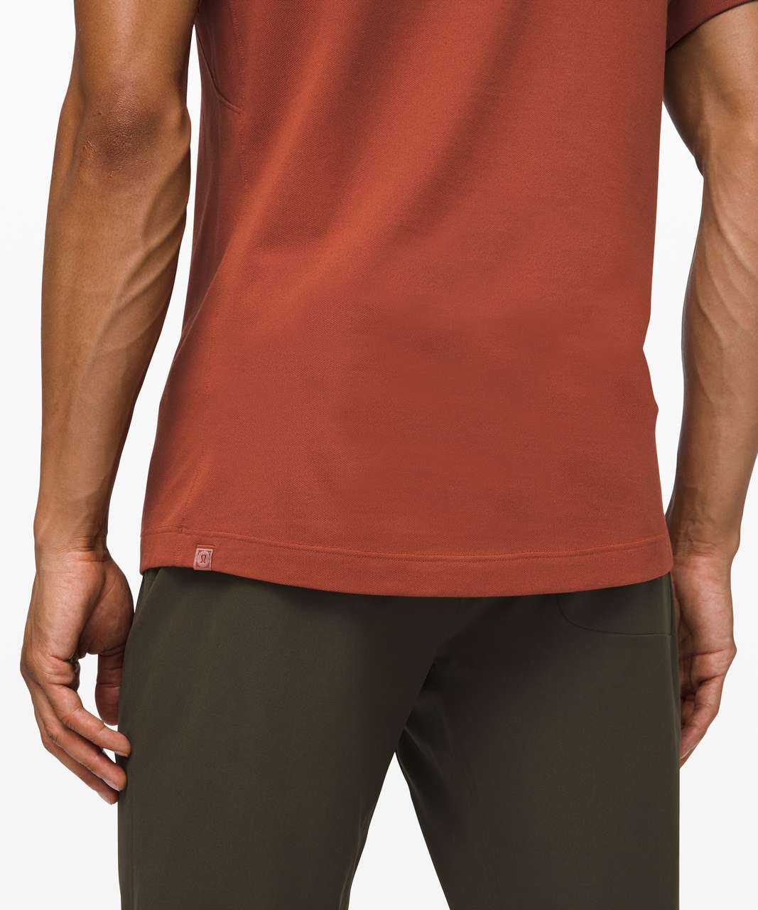 Lululemon Tech Pique Polo - Dark Terracotta