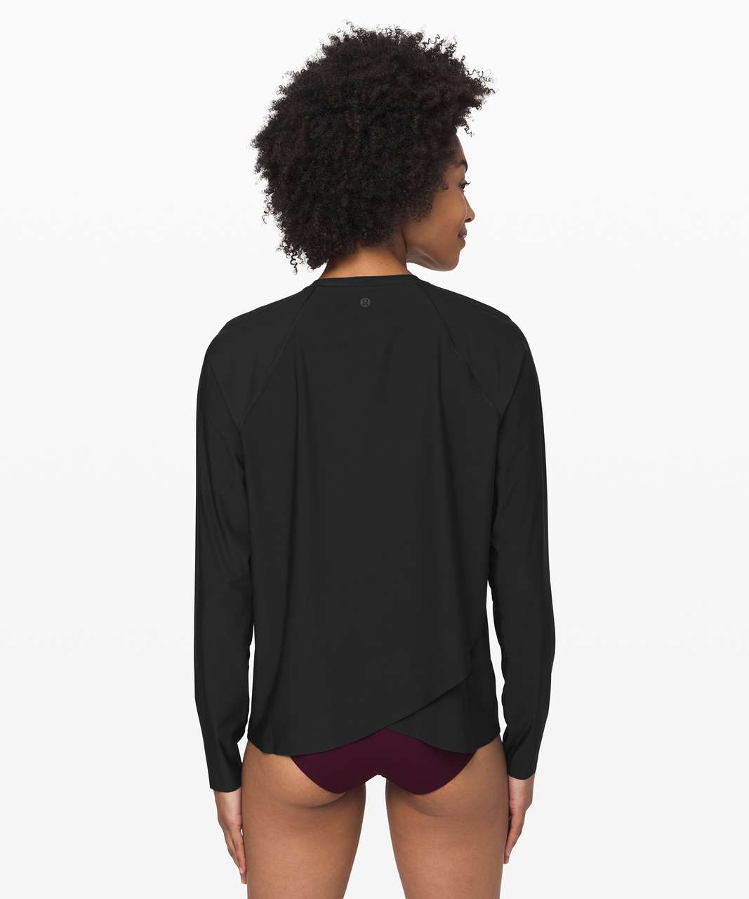 Lululemon Sun Shelter Long Sleeve Rash Guard - Black