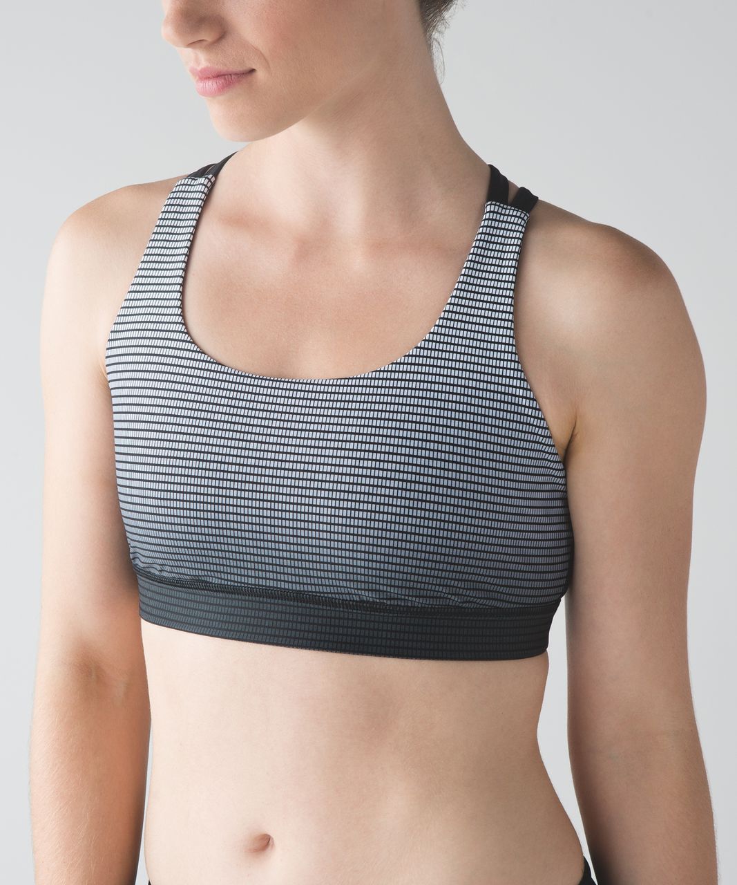 Lululemon Energy Bra (H2O) - Double Gradient White Deep Coal - lulu fanatics