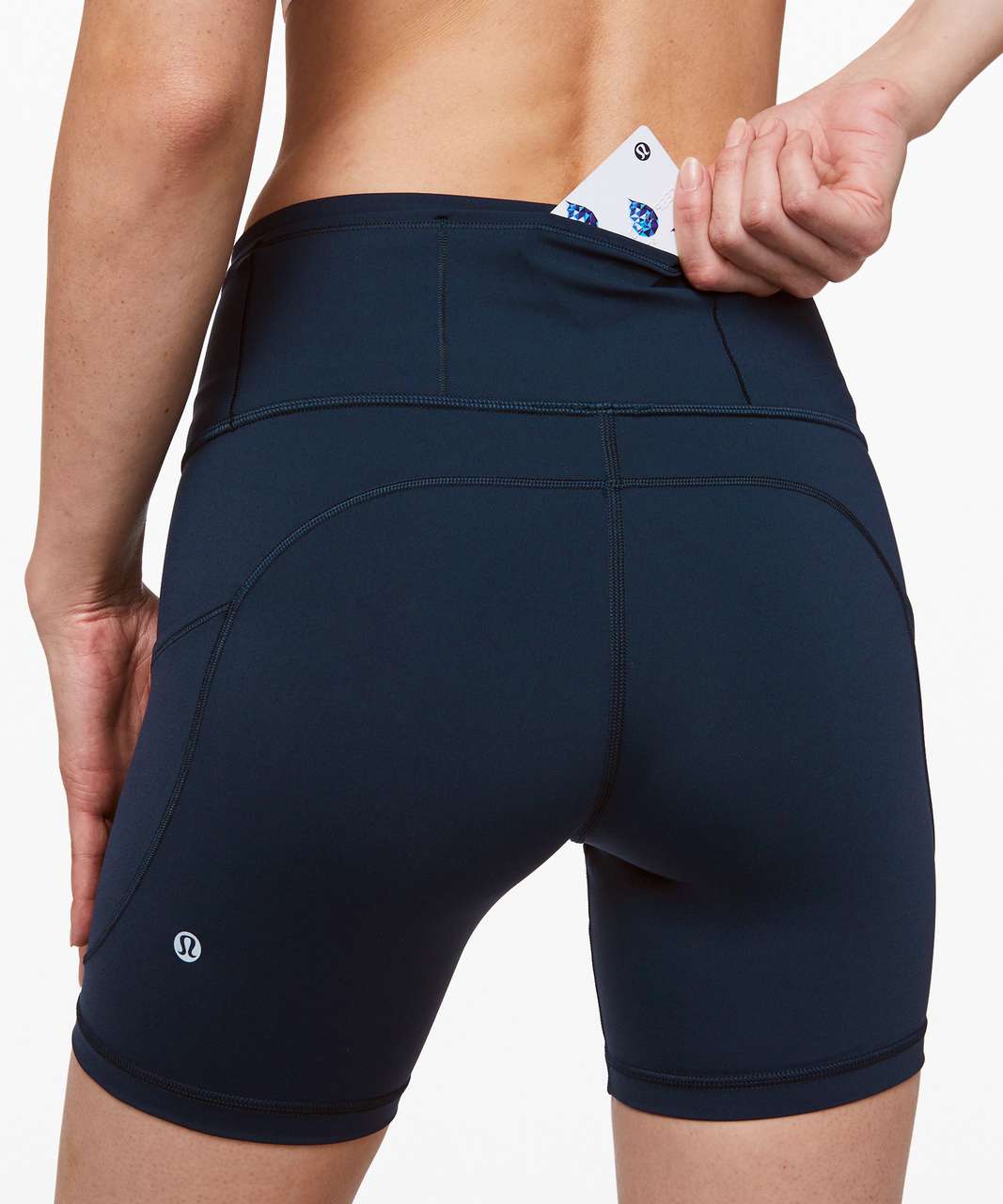 Lululemon, Fast And Free 6' Running Shorts, Mens, Blue Navy, M