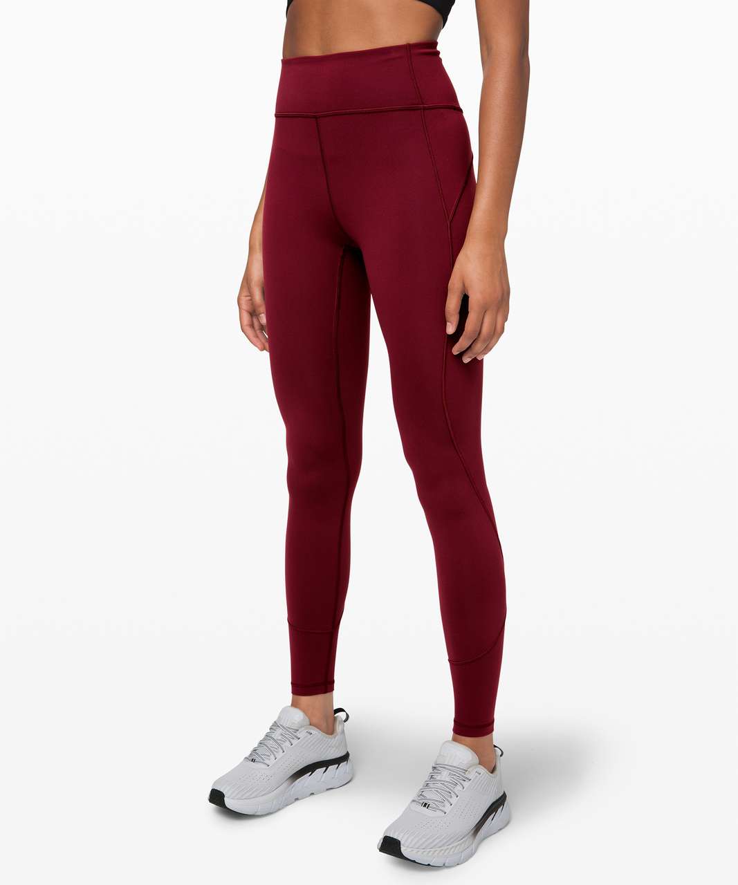 Lululemon In Movement Tight 28" *Everlux - Deep Rouge