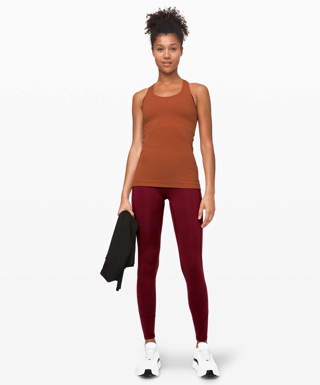 Lululemon In Movement Tight 28" *Everlux - Deep Rouge