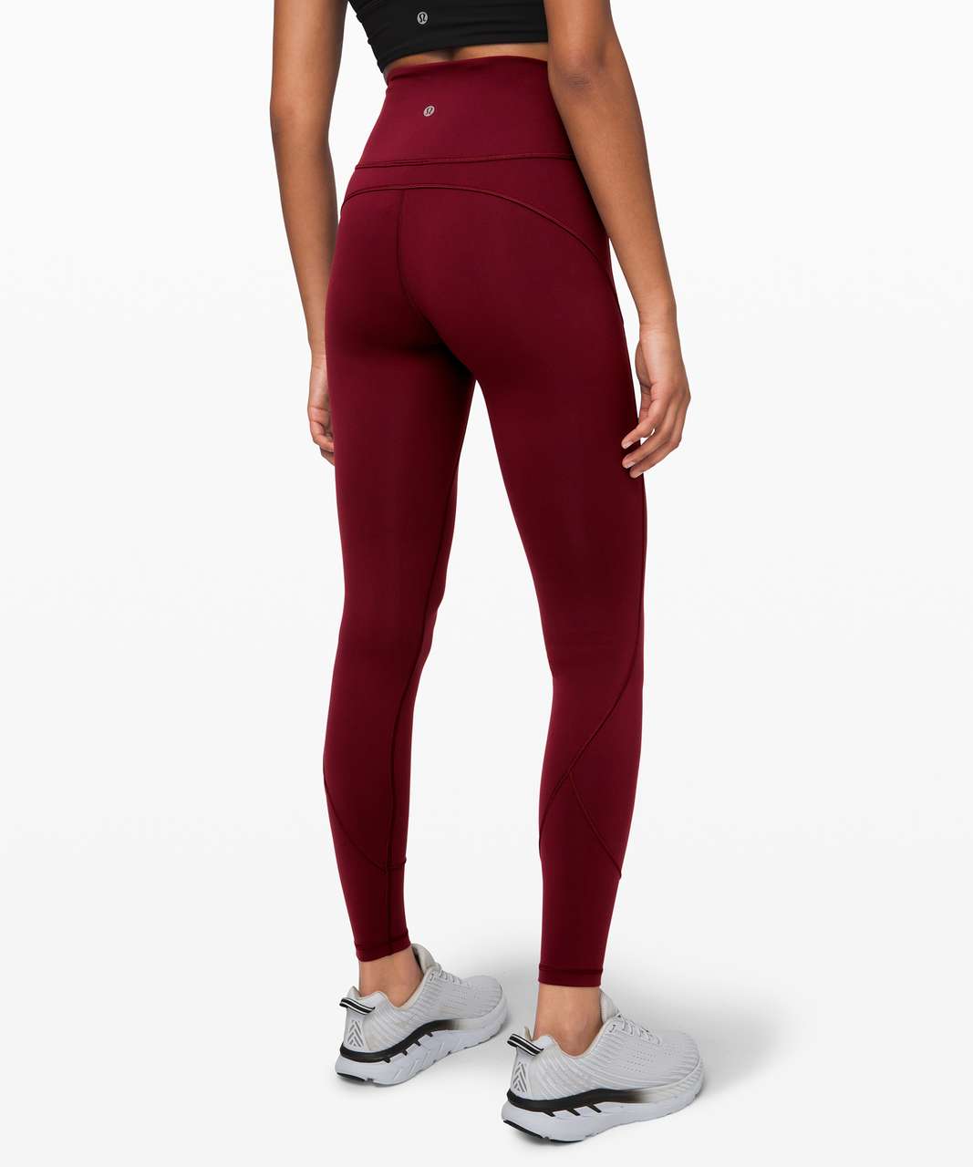 Lululemon Reveal 7/8 Tight in Deep Rouge