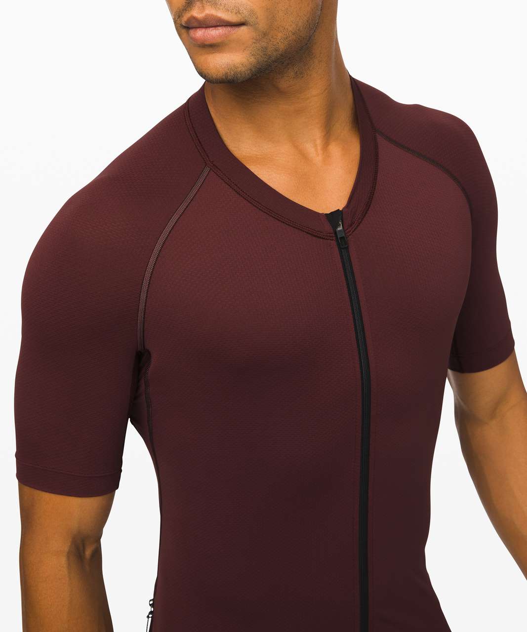 Lululemon City To Summit Cycling Jersey - Maroon