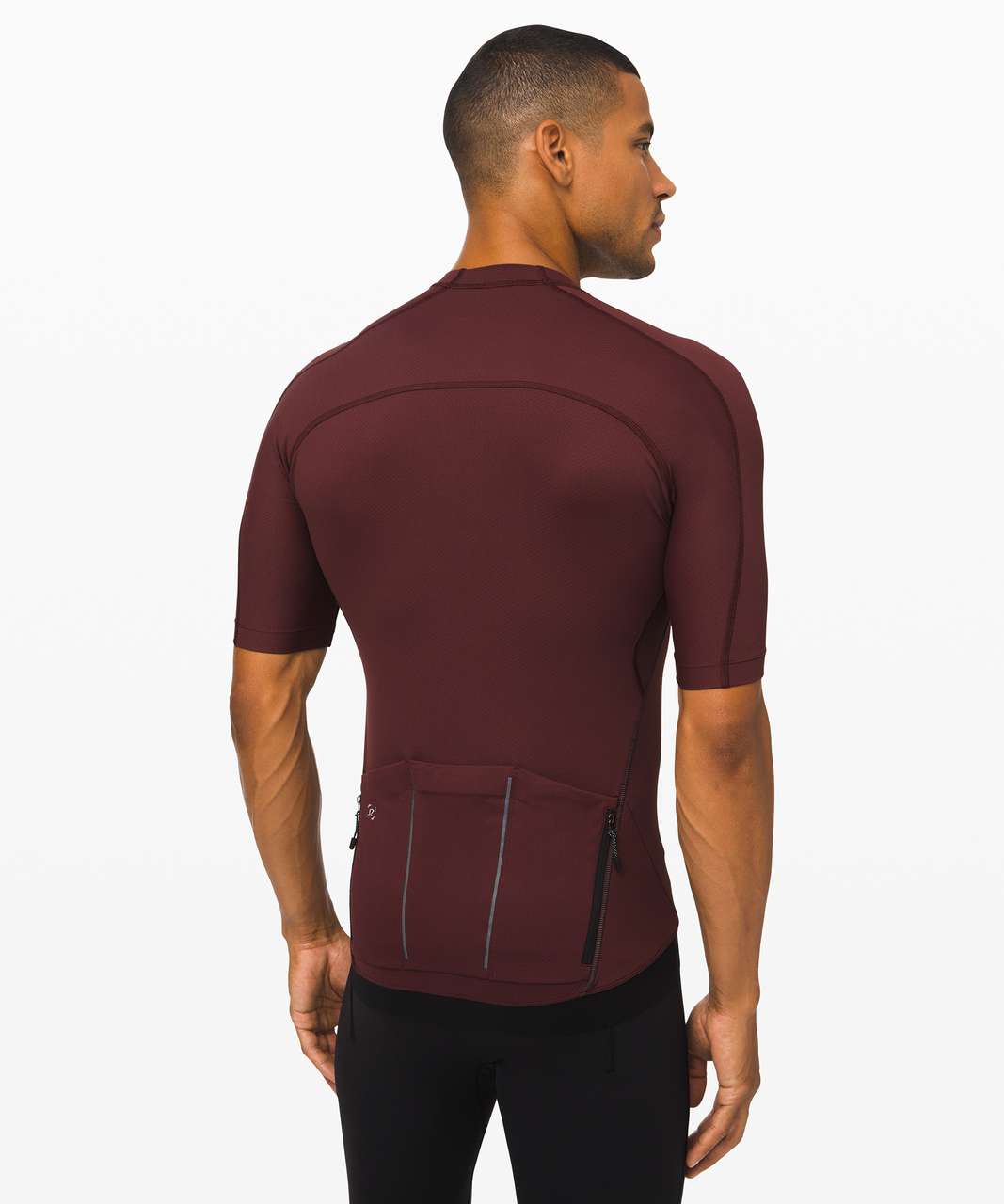 Lululemon City To Summit Cycling Jersey - Maroon