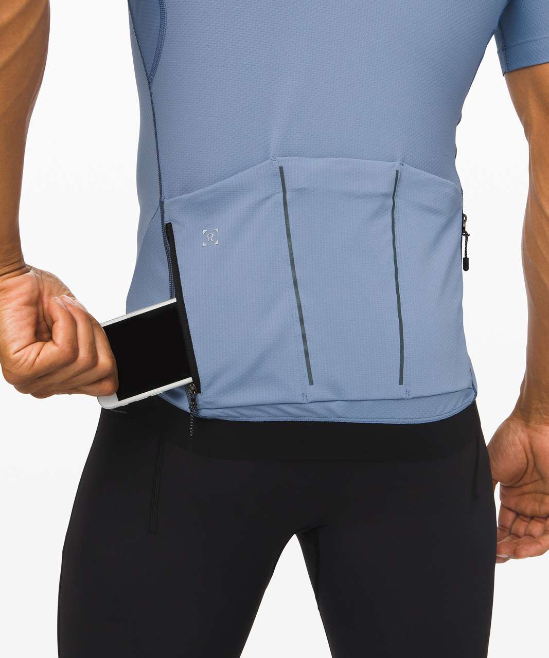 Lululemon City To Summit Cycling Jersey - Tempest Blue