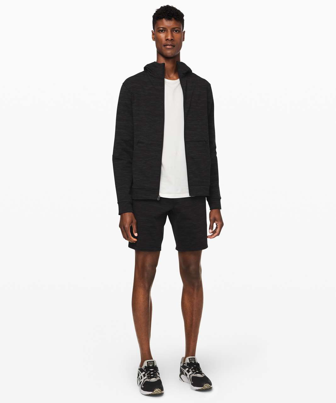 Lululemon City Sweat Zip Hoodie *Jacquard - Black / Obsidian