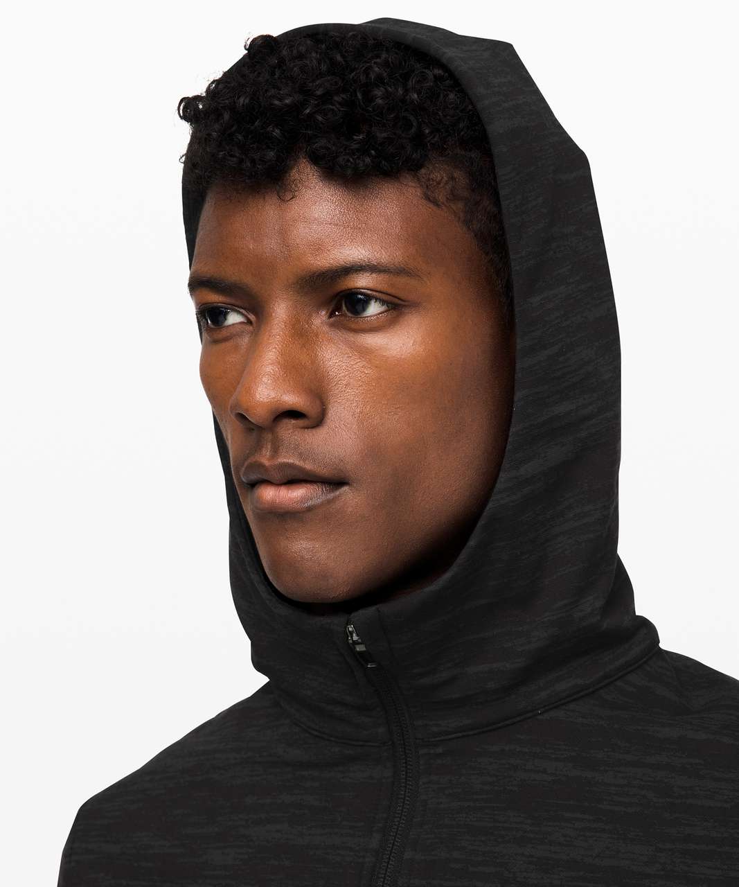 Lululemon City Sweat Zip Hoodie *Jacquard - Black / Obsidian