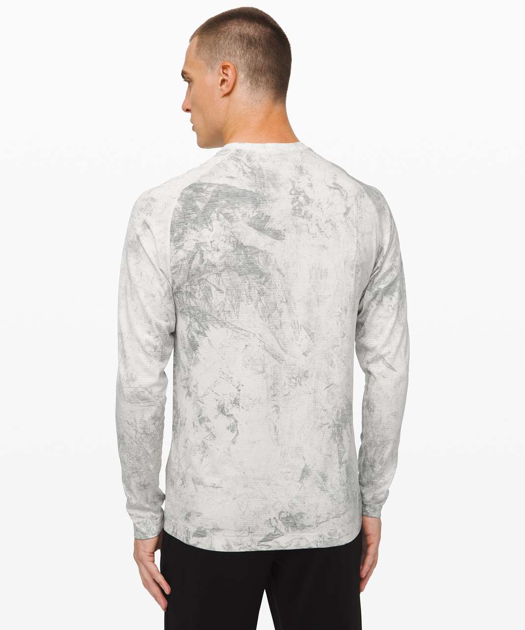 Lululemon Metal Vent Tech Long Sleeve *Chalk Wash - White / White / Light Cast