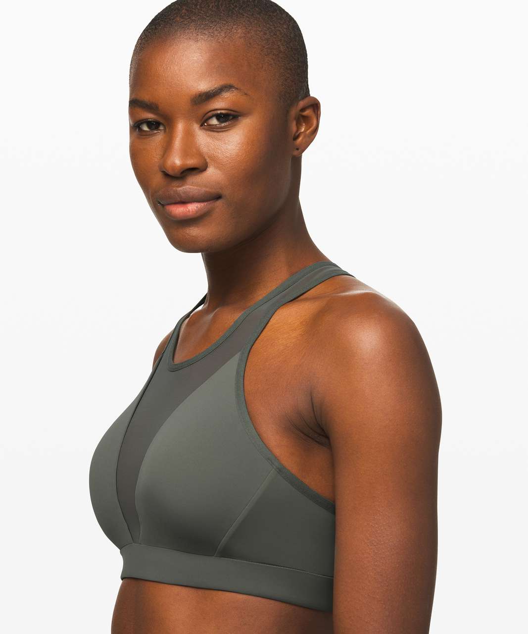 Lululemon Athlete Arrival Bra - Grey Sage - lulu fanatics