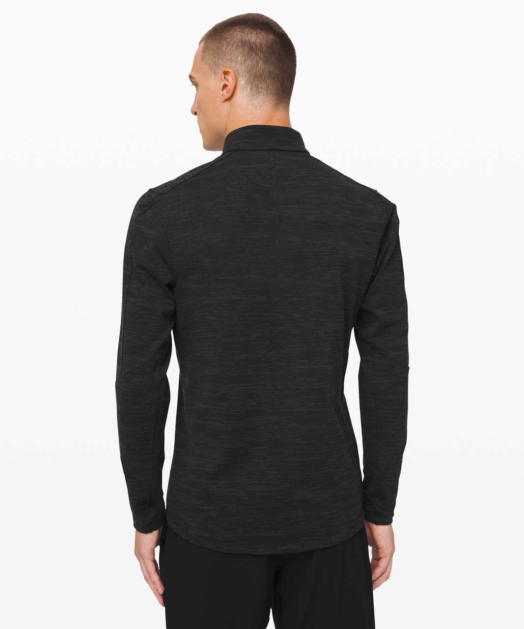 Lululemon City Sweat 1/2 Zip *Jacquard - Black / Obsidian