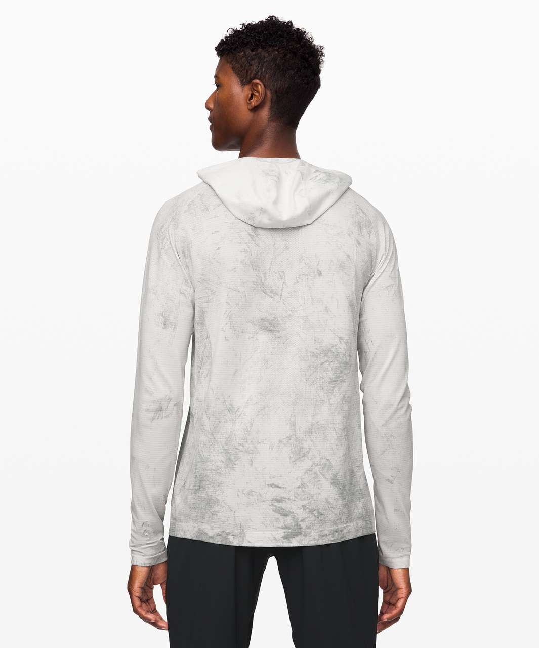 Lululemon Metal Vent Tech Pullover Hoodie *Chalk Wash - White / White / Light Cast