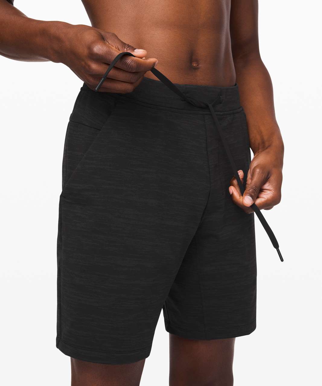 Lululemon City Sweat Short *Jacquard 9" - Black / Obsidian