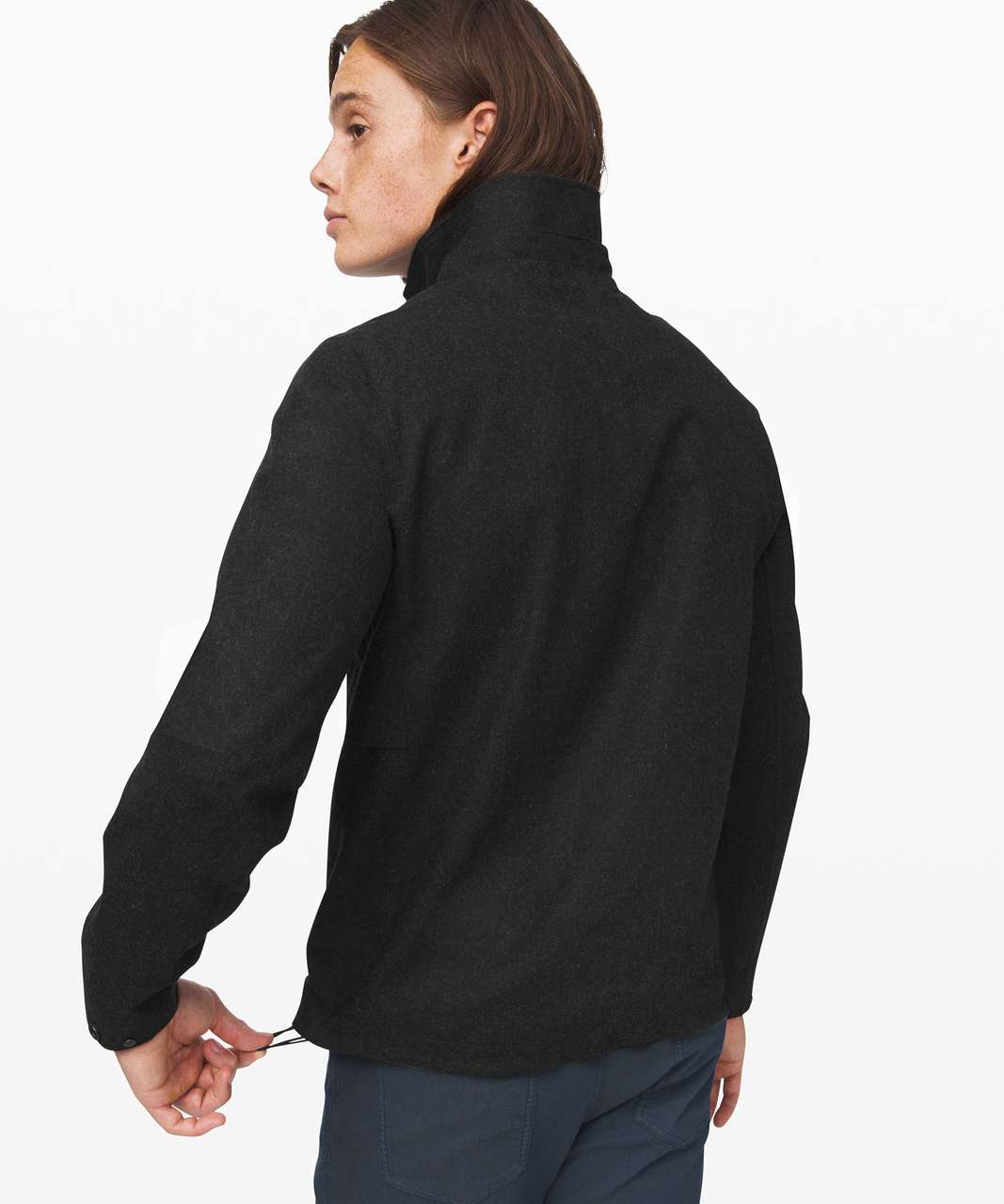 Lululemon Storm Break Rain Jacket *Wool - Heathered Black