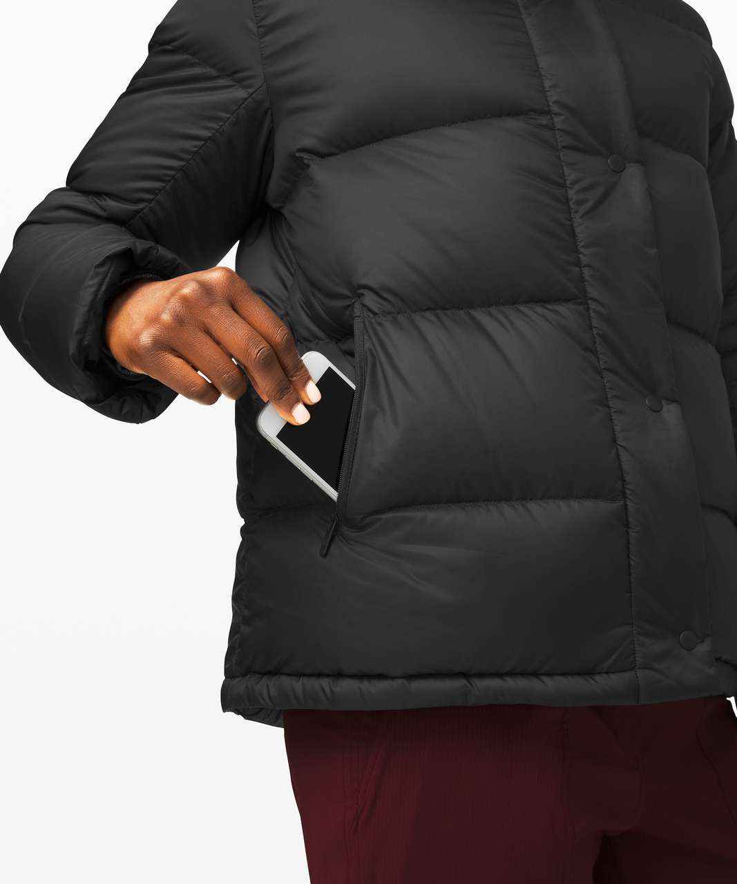 Lululemon Wunder Puff Cropped Jacket - Black (First Release