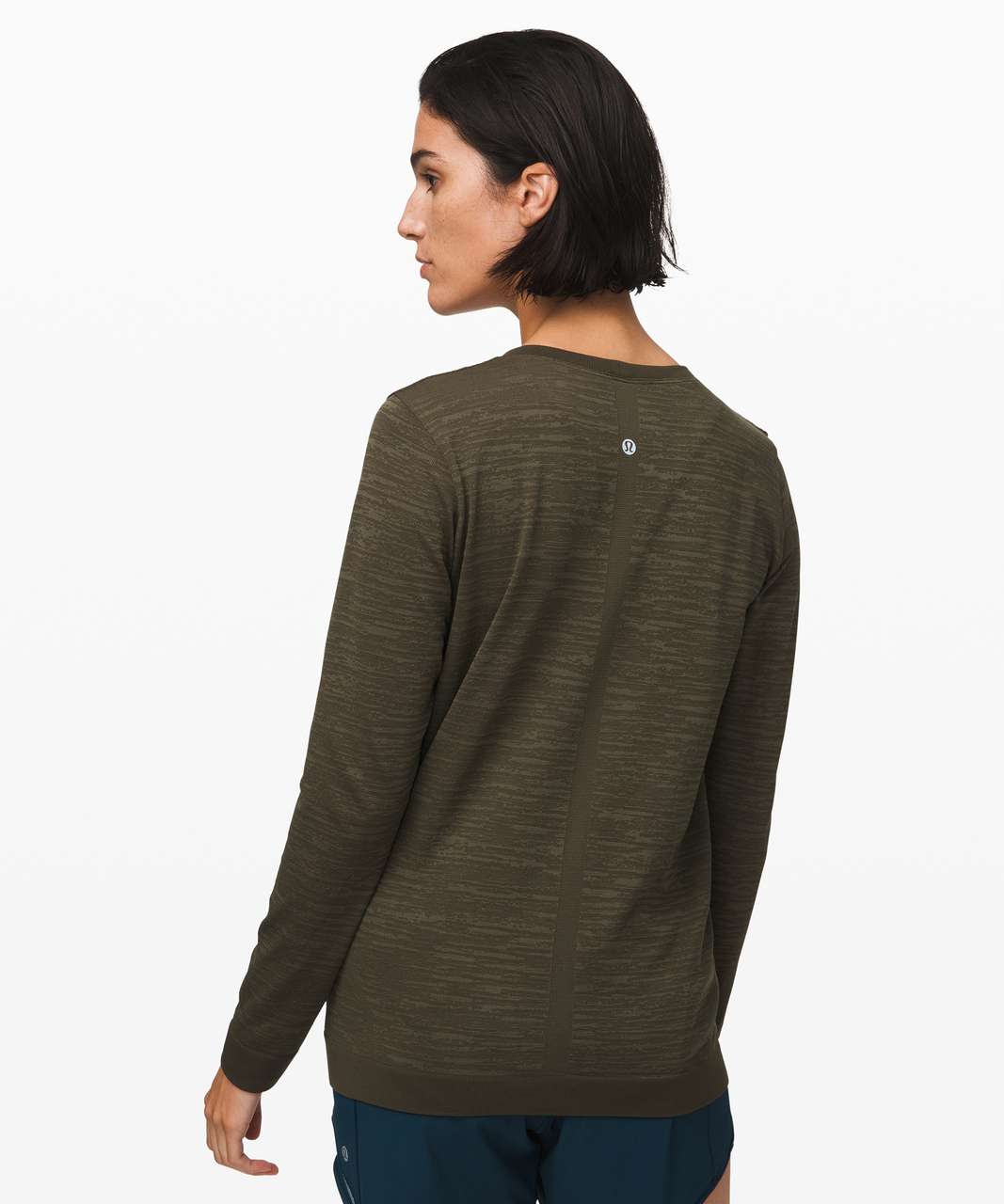 Lululemon Swiftly Relaxed Long Sleeve - Dark Olive / Fatigue Green