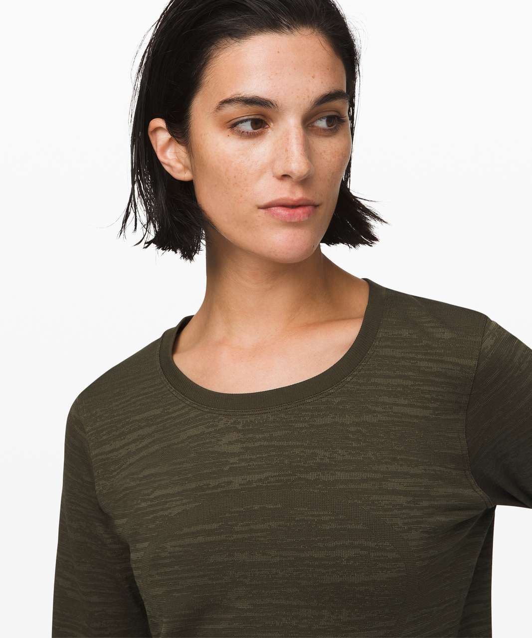 Lululemon Swiftly Relaxed Long Sleeve - Dark Olive / Fatigue Green