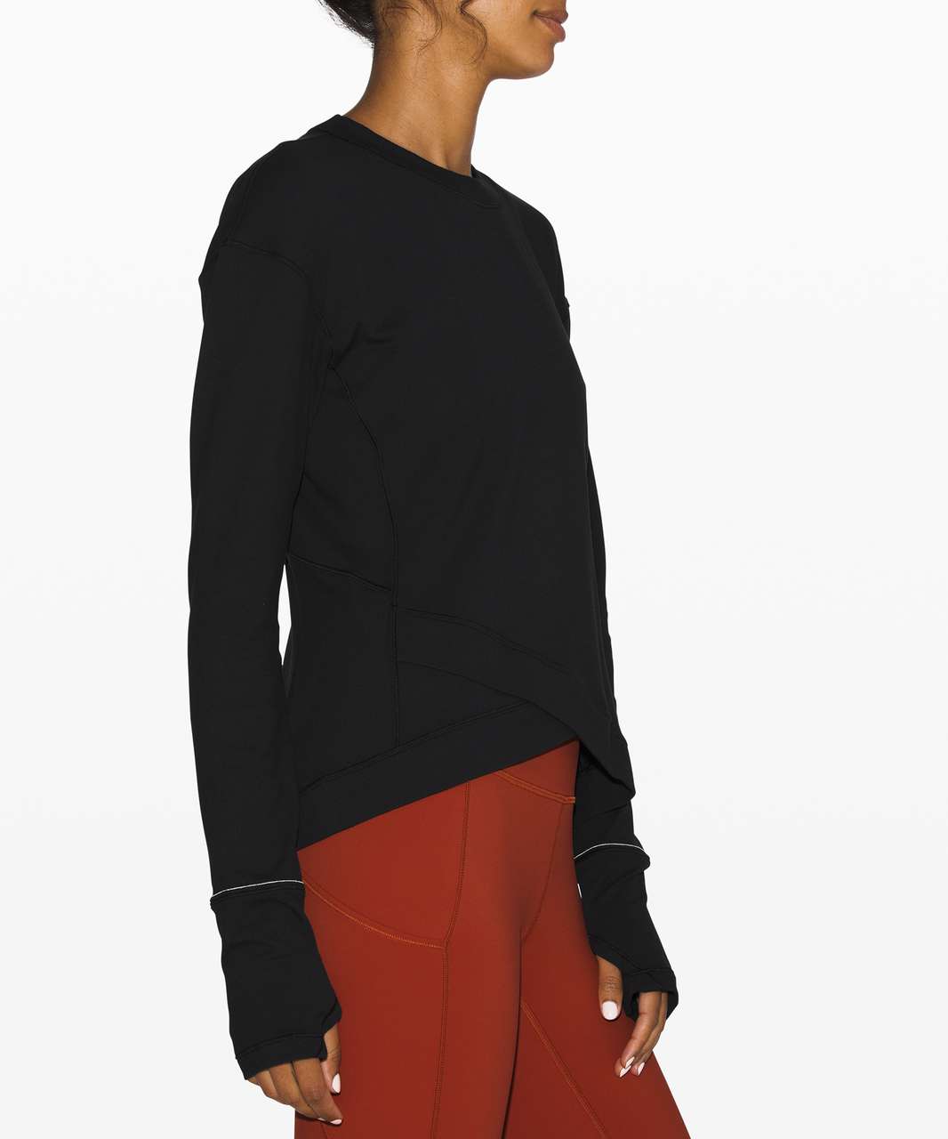 Lululemon Close to Crossing Long Sleeve *Rulu - Black (First Release) -  lulu fanatics