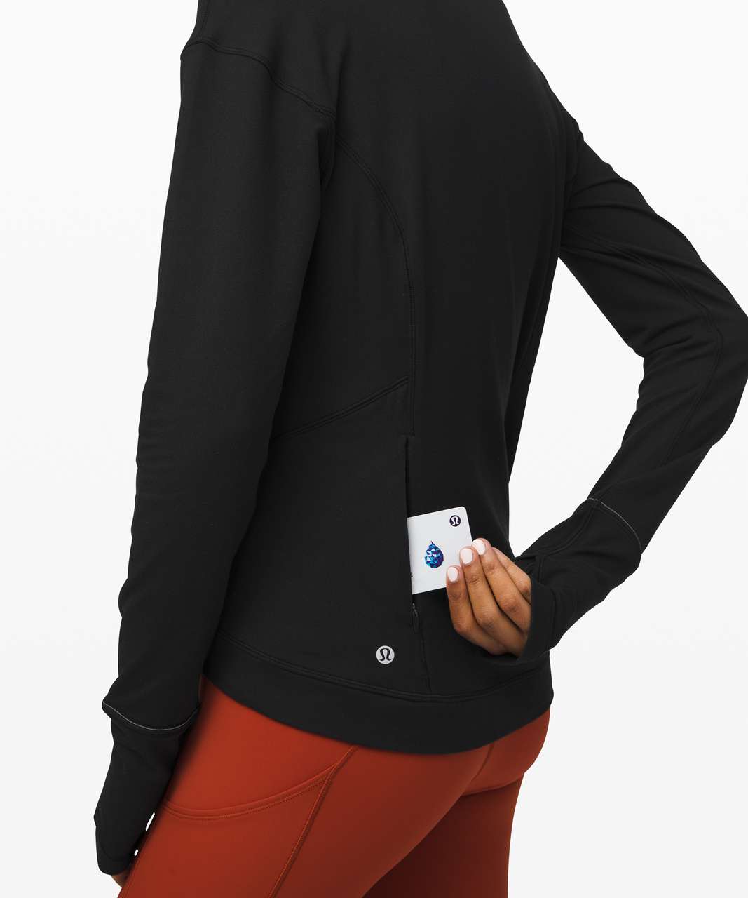 Lululemon Close to Crossing Long Sleeve *Jacquard - Tectonic Jacquard  Shipmate Black - lulu fanatics