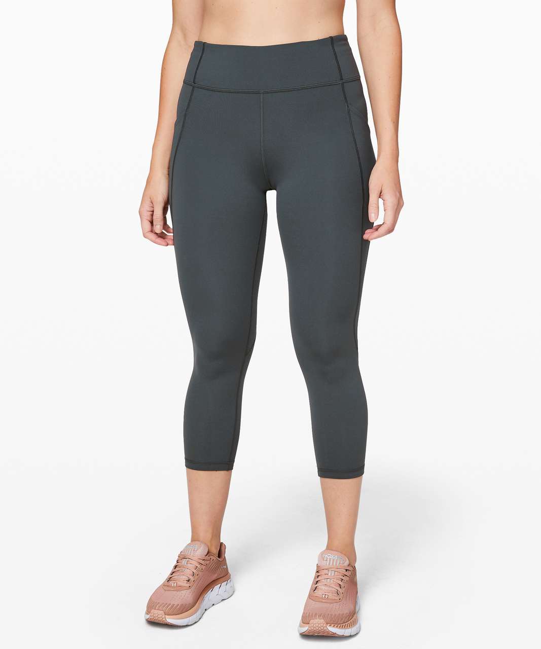 Lululemon Time To Sweat Crop *23 - Melanite - lulu fanatics