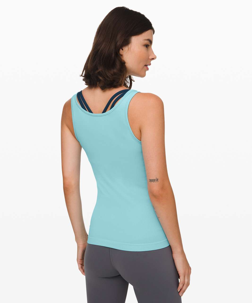 Lululemon Seek Simplicity Tank *2 Ways - Sea Frost