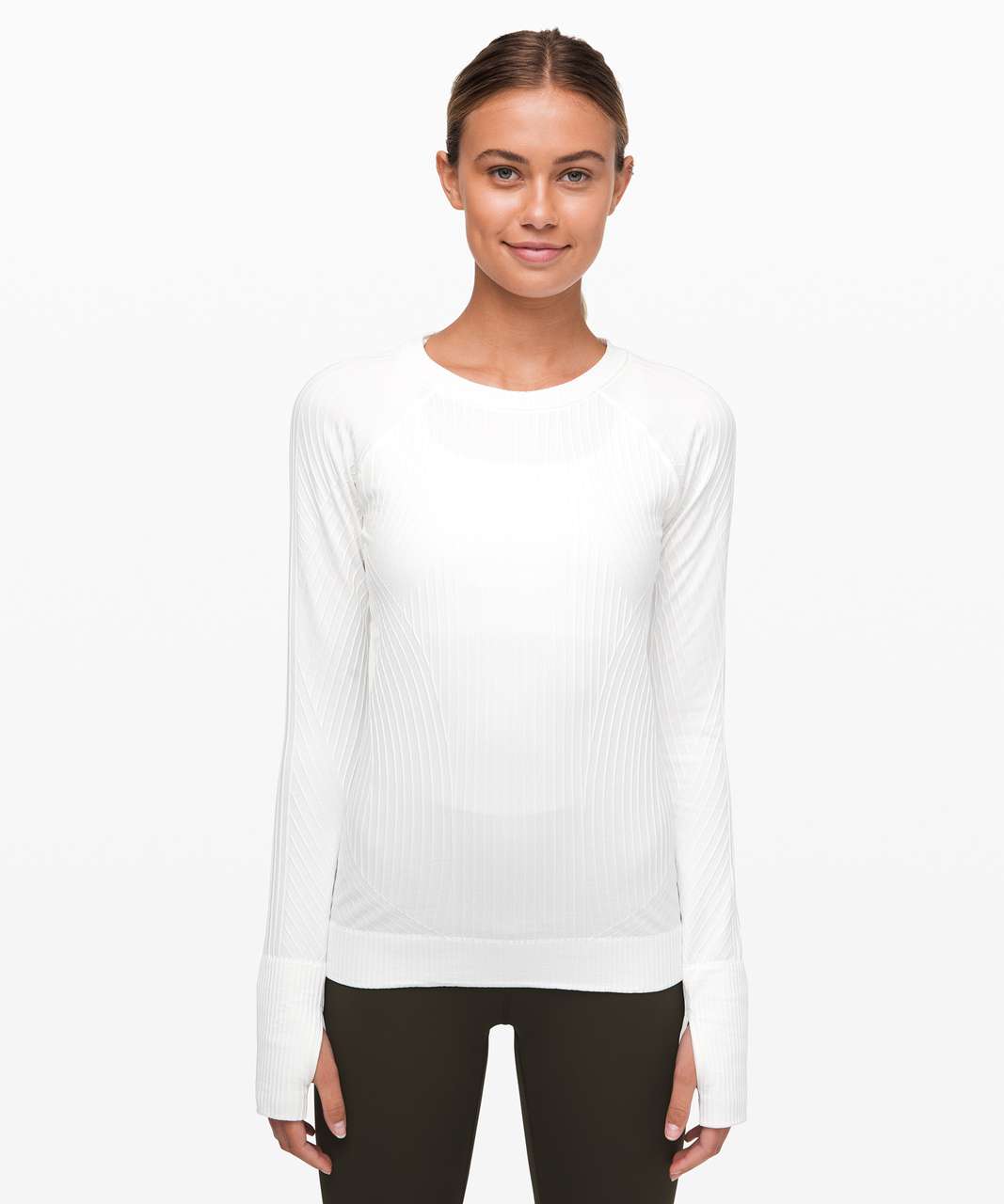 Lululemon Rest Less Pullover - Herringbone Fade Black / White - lulu  fanatics