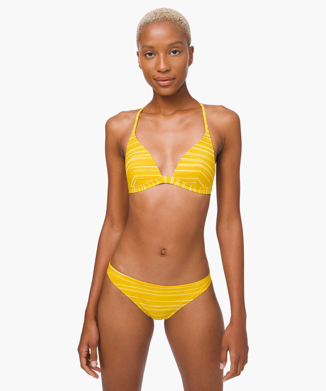 Lululemon Deep Sea Swim Top - Spirited Stripe Honeycomb Multi