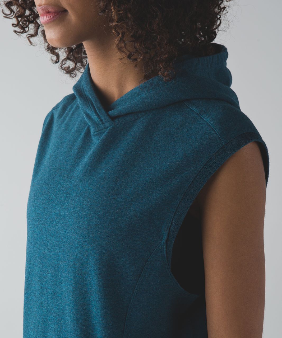 Lululemon Blissed Out Sleeveless Hoodie - Heathered Alberta Lake